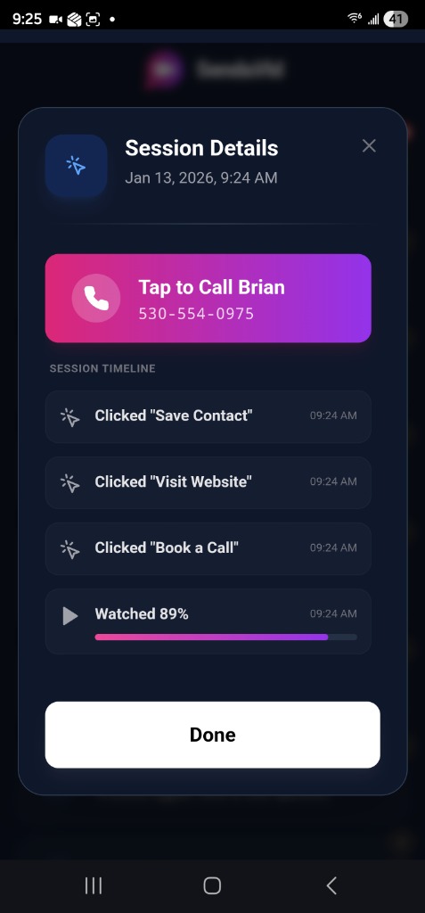 Analytics Detail View